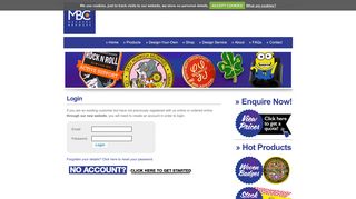 
                            8. MBC: Login - MBC Neckers & Badges