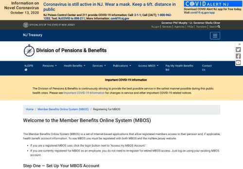 
                            4. MBOS Introduction | NJ Division of Pensions & Benefits - NJ.gov