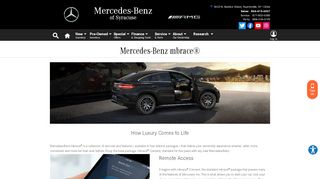 
                            5. mbrace In-Vehicle Technology and Apps | Mercedes-Benz of Syracuse