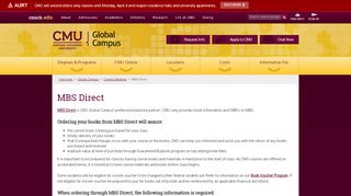
                            12. MBS Direct | Central Michigan University