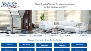 
                            1. MBS Schadenmanagement - Ihr Dienstleister bei Wasserschaden ...