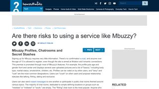 
                            8. Mbuzzy Profiles, Chatrooms and Secret Stashes - Are there risks to ...