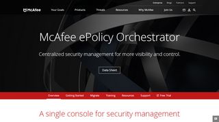 
                            4. McAfee ePolicy Orchestrator - ePO | McAfee Products