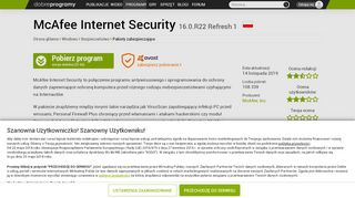 
                            13. McAfee Internet Security 2015 - dobreprogramy