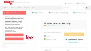 
                            9. McAfee Internet Security-SURFspot