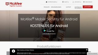
                            4. McAfee ® Mobile Security für Android