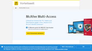 
                            10. McAfee Multi-Access im ersten Jahr zum Sonderpreis bei WEB.DE