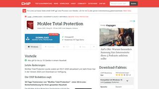 
                            4. McAfee Security 2017 (McAfee LiveSafe) - Download - CHIP