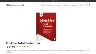 
                            8. McAfee Total Protection - Beveiliging voor het ... - mijnvirusscanner.nl