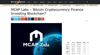 
                            2. MCAP Labs Review - Bitcoin Cryptocurrency Finance Investing ...