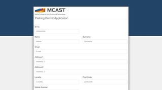 
                            8. MCAST Parking Permit - MCAST Moodle