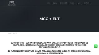 
                            9. MCC + ELT - certificación dgac