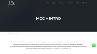 
                            8. MCC + INTRO - certificación dgac
