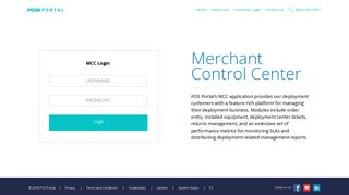 
                            11. MCC Login - POS Portal