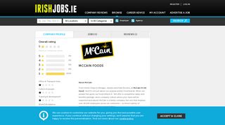 
                            7. McCain Foods Jobs and Reviews on Irishjobs.ie