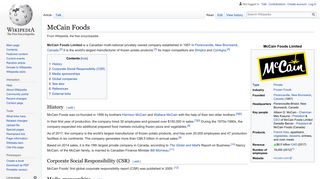 
                            10. McCain Foods - Wikipedia