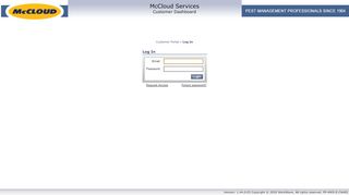 
                            3. McCloud Services - Log In