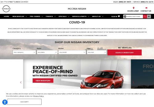 
                            6. McCrea Nissan | New Nissan dealership in Eureka, CA 95501