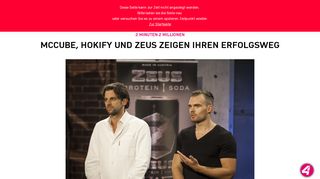 
                            13. McCube, Hokify und Zeus zeigen ihren Erfolgsweg - puls4.com
