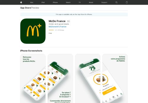 
                            10. McDo France on the App Store - iTunes - Apple