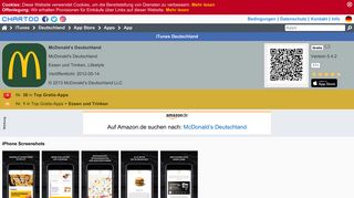 
                            6. McDonald's Deutschland - App - iTunes Deutschland | Chartoo