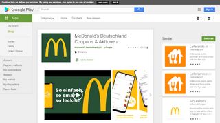 
                            10. McDonald's Deutschland - Apps on Google Play