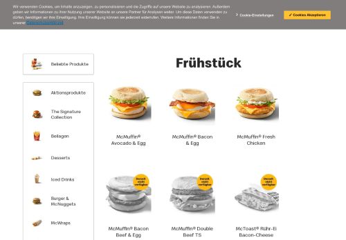 
                            10. McDonald's - Frühstück