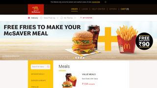 
                            2. McDonald's Meals Menu - Order Meals Online from McDelivery
