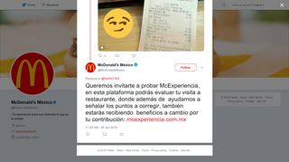 
                            6. McDonald's México on Twitter: 