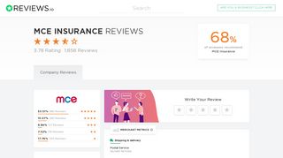 
                            9. MCE Insurance Reviews - Read 1,839 Genuine Customer Reviews ...