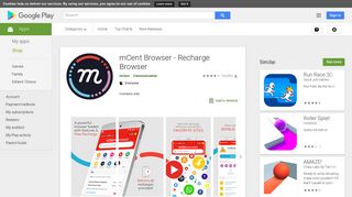 
                            8. mCent Browser - Recharge Browser - Apps on Google Play