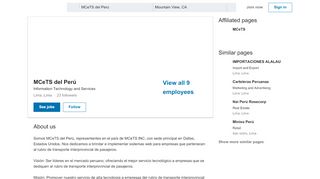 
                            5. MCeTS del Perú | LinkedIn
