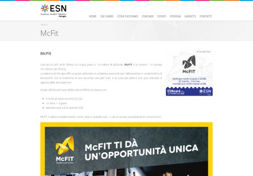 
                            6. McFit | ESN PEP Perugia