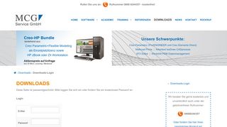 
                            3. MCG Service GmbH Downloads Login
