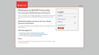 
                            1. McGill Log In