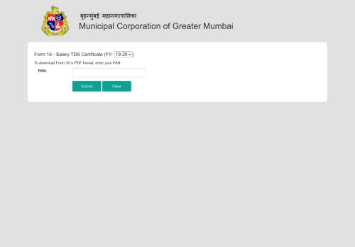 
                            4. MCGM – Form 16