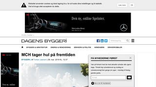 
                            12. MCH tager hul på fremtiden | Dagens Byggeri