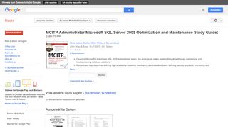 
                            9. MCITP Administrator Microsoft SQL Server 2005 Optimization and ...