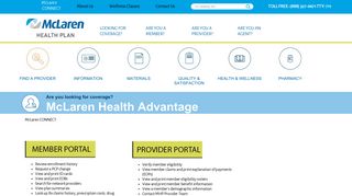 
                            2. McLaren CONNECT | McLaren Health Advantage