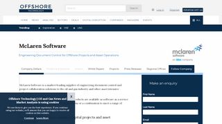 
                            12. McLaren Software - Offshore Technology | Oil and Gas News and ...
