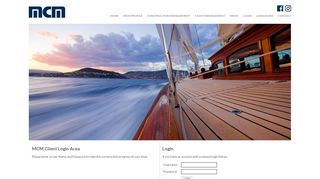 
                            6. MCM -- Login - MCM Yachts