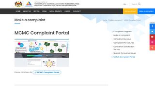 
                            13. MCMC Complaint Portal