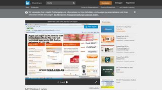 
                            2. MCOnline Login - SlideShare