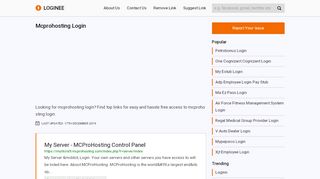 
                            12. Mcprohosting Login