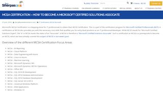 
                            6. MCSA Certification – Become a Microsoft Certified Solutions ...