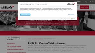 
                            10. MCSA Certification Training | Skillsoft