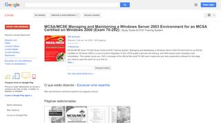 
                            12. MCSA/MCSE Managing and Maintaining a Windows Server 2003 Environment ...