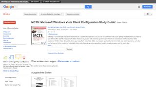 
                            10. MCTS: Microsoft Windows Vista Client Configuration Study Guide: Exam ...