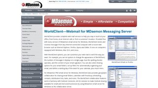 
                            10. MDaemon Messaging Server : WorldClient, Free Web Email Client ...