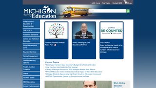 
                            9. MDE - Michigan Department of Education - State of Michigan